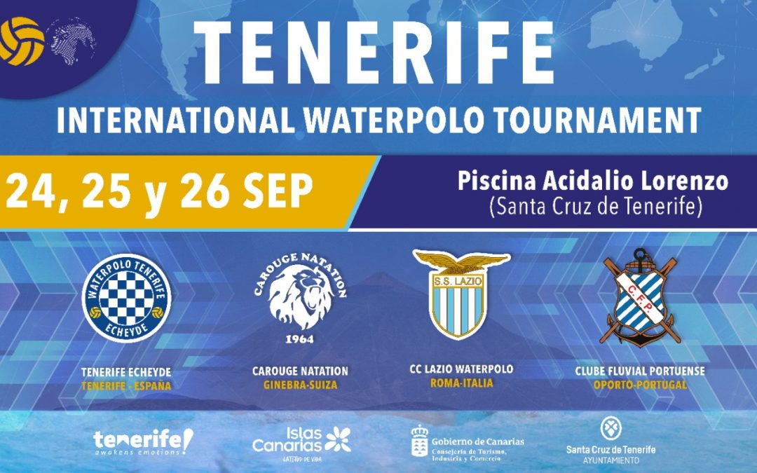 El Tenerife Echeyde organiza el II Torneo Internacional de waterpolo del 24 al 26 de septiembre en la Acidalio