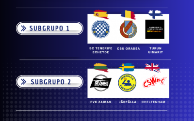 El Oradea y el Turun Uimarit, rivales del Santa Cruz Tenerife Echeyde en la segunda fase de la Nordic League 