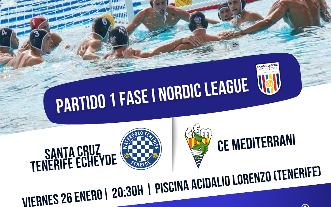 El Santa Cruz Tenerife Echeyde comienza su andadura en la Nordic League ante el Mediterrani